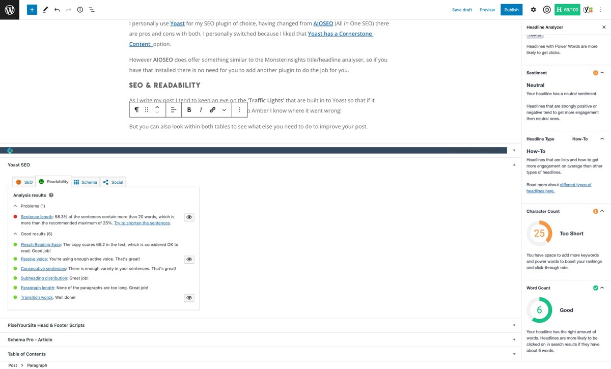 How to optimise you blog post Yoast